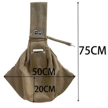 Load image into Gallery viewer, Pet Outing Carrier Bag Cotton Messenger Shoulder Bag, Yellow, Brown, Blue, Khaki, Black, Gray, Dark blue