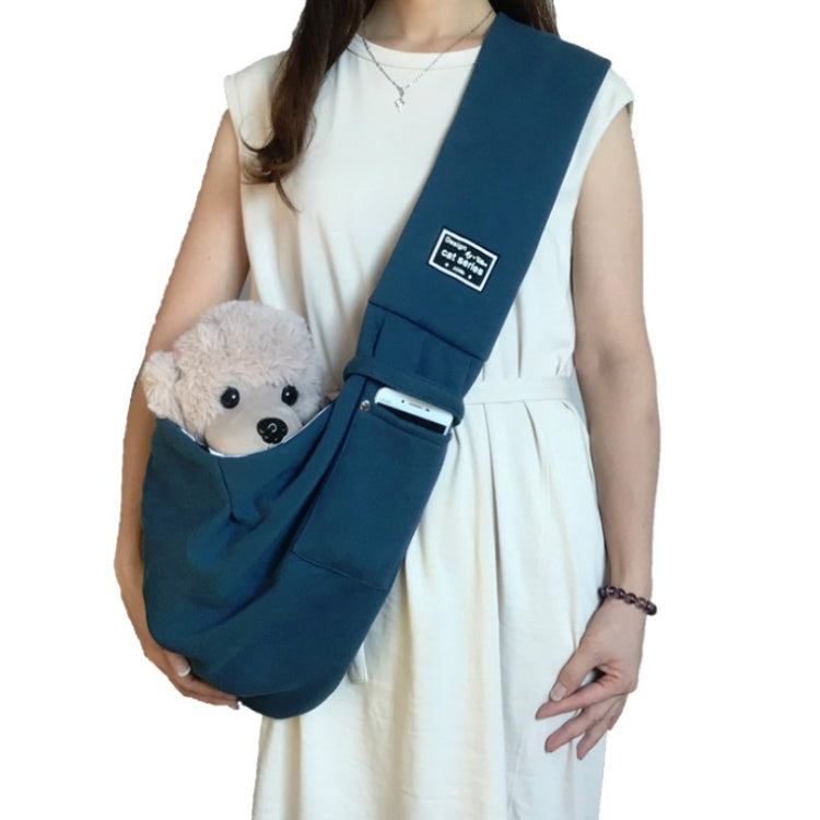 Pet Outing Carrier Bag Cotton Messenger Shoulder Bag, Yellow, Brown, Blue, Khaki, Black, Gray, Dark blue