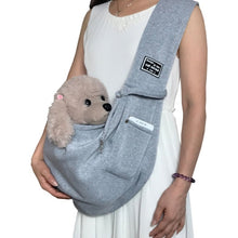 Load image into Gallery viewer, Pet Outing Carrier Bag Cotton Messenger Shoulder Bag, Yellow, Brown, Blue, Khaki, Black, Gray, Dark blue