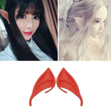 Load image into Gallery viewer, 1pair  Halloween Elf Latex Ears Cosplay Props, 10cm, 12cm