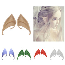 Load image into Gallery viewer, 1pair  Halloween Elf Latex Ears Cosplay Props, 10cm, 12cm