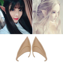 Load image into Gallery viewer, 1pair  Halloween Elf Latex Ears Cosplay Props, 10cm, 12cm