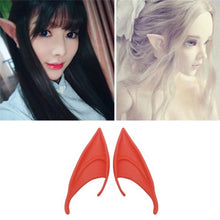Load image into Gallery viewer, 1pair  Halloween Elf Latex Ears Cosplay Props, 10cm, 12cm