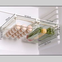 Load image into Gallery viewer, Refrigerator Storage Box Drawer Type Square Household Multifunctional Food Preservation Box, 1 Egg Box, 1 Fresh Box, 2 Egg Box, 2 Fresh Box, 1 Egg Box + 1 Fresh Box, 1 Box Without Hook