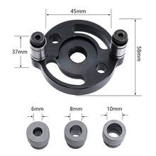 Load image into Gallery viewer, Woodworking Straight Hole Puncher Self-Centering Dowel Splicing Drilling Locator Woodworking Drilling Tool, Style:, Black, Black+7 PCS Drill Bit, Black+7 PCS Drill Bit+60 Wood Tip, Blue, Blue+7 PCS Drill Bit, Blue+7 PCS Drill Bit+60 Wood Tip