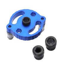Load image into Gallery viewer, Woodworking Straight Hole Puncher Self-Centering Dowel Splicing Drilling Locator Woodworking Drilling Tool, Style:, Black, Black+7 PCS Drill Bit, Black+7 PCS Drill Bit+60 Wood Tip, Blue, Blue+7 PCS Drill Bit, Blue+7 PCS Drill Bit+60 Wood Tip