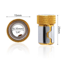 Load image into Gallery viewer, 10 PCS Bit Magnetic Ring Screwdriver Bit with Magnetic Universal Steel Sleeve, Color Random Delivery, 10PCS CQ-23