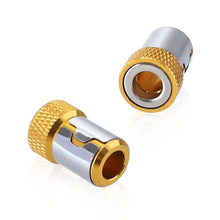 Load image into Gallery viewer, 10 PCS Bit Magnetic Ring Screwdriver Bit with Magnetic Universal Steel Sleeve, Color Random Delivery, 10PCS CQ-23