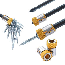 Load image into Gallery viewer, 10 PCS Bit Magnetic Ring Screwdriver Bit with Magnetic Universal Steel Sleeve, Color Random Delivery, 10PCS CQ-23