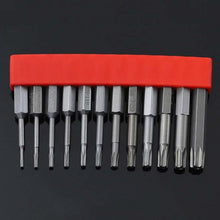 Load image into Gallery viewer, 12 PCS / Set Screwdriver Bit With Magnetic S2 Alloy Steel Electric Screwdriver, 1, 2, 3, 4, 5, 6, 7, 8, 9, 10, 11, 12, 13