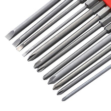 Load image into Gallery viewer, 12 PCS / Set Screwdriver Bit With Magnetic S2 Alloy Steel Electric Screwdriver, 1, 2, 3, 4, 5, 6, 7, 8, 9, 10, 11, 12, 13