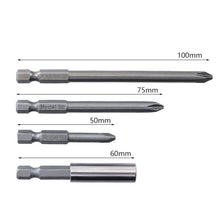 Load image into Gallery viewer, 12 PCS / Set Screwdriver Bit With Magnetic S2 Alloy Steel Electric Screwdriver, 1, 2, 3, 4, 5, 6, 7, 8, 9, 10, 11, 12, 13