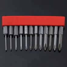 Load image into Gallery viewer, 12 PCS / Set Screwdriver Bit With Magnetic S2 Alloy Steel Electric Screwdriver, 1, 2, 3, 4, 5, 6, 7, 8, 9, 10, 11, 12, 13