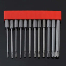 Load image into Gallery viewer, 12 PCS / Set Screwdriver Bit With Magnetic S2 Alloy Steel Electric Screwdriver, 1, 2, 3, 4, 5, 6, 7, 8, 9, 10, 11, 12, 13