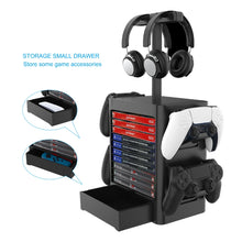 Load image into Gallery viewer, Game Disc Storage Rack Headphone Storage Rack For PS5 / Xsx, For PS5 / Xsx
