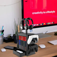 Load image into Gallery viewer, Game Disc Storage Rack Headphone Storage Rack For PS5 / Xsx, For PS5 / Xsx
