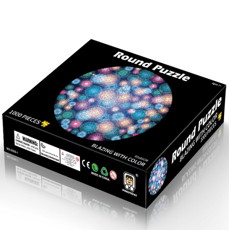 Round Shape Irregular Plane Puzzle Jigsaw Toy 1000 Pieces