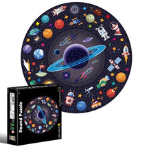 Load image into Gallery viewer, Round Shape Irregular Plane Puzzle Jigsaw Toy 1000 Pieces