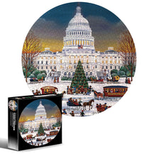 Load image into Gallery viewer, Round Shape Irregular Plane Puzzle Jigsaw Toy 1000 Pieces