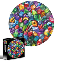 Load image into Gallery viewer, Round Shape Irregular Plane Puzzle Jigsaw Toy 1000 Pieces
