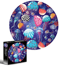 Load image into Gallery viewer, Round Shape Irregular Plane Puzzle Jigsaw Toy 1000 Pieces