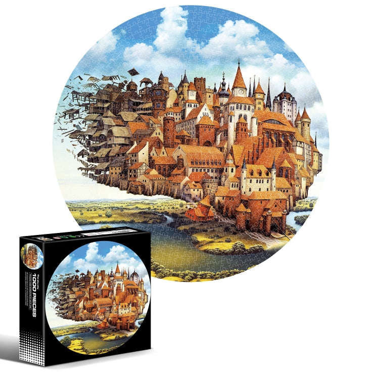 Round Shape Irregular Plane Puzzle Jigsaw Toy 1000 Pieces
