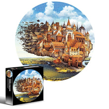 Load image into Gallery viewer, Round Shape Irregular Plane Puzzle Jigsaw Toy 1000 Pieces