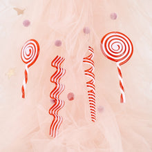 Load image into Gallery viewer, Christmas Decorations Simulation Candy Christmas Tree Ornaments, Wave Sugar, Small Lollipop, Candy Roll, Large Lollipop