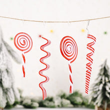 Load image into Gallery viewer, Christmas Decorations Simulation Candy Christmas Tree Ornaments, Wave Sugar, Small Lollipop, Candy Roll, Large Lollipop