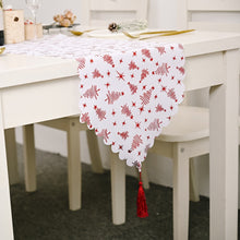 Load image into Gallery viewer, Christmas Table Decoration Bronzing Tablecloth Holiday Decoration Supplies, Golden Tree, Silver Tree, Red Tree, Red Star, Golden Star, Silver Star