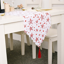 Load image into Gallery viewer, Christmas Table Decoration Bronzing Tablecloth Holiday Decoration Supplies, Golden Tree, Silver Tree, Red Tree, Red Star, Golden Star, Silver Star