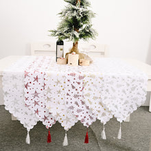 Load image into Gallery viewer, Christmas Table Decoration Bronzing Tablecloth Holiday Decoration Supplies, Golden Tree, Silver Tree, Red Tree, Red Star, Golden Star, Silver Star