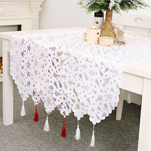 Load image into Gallery viewer, Christmas Table Decoration Bronzing Tablecloth Holiday Decoration Supplies, Golden Tree, Silver Tree, Red Tree, Red Star, Golden Star, Silver Star
