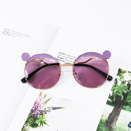 Fashion Kids Mouse Shape Sunglasses Children Tint Lens Ultraviolet-proof Polarized Sunglasses