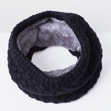 Load image into Gallery viewer, Winter Plus Velvet Thicken Warm Pullover Knit Scarf