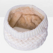 Load image into Gallery viewer, Winter Plus Velvet Thicken Warm Pullover Knit Scarf