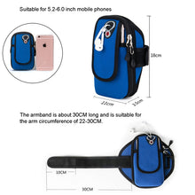 Load image into Gallery viewer, Waterproof Neoprene Phone Running Protective Outdoor Wrist Sports Arm Bag, TBD047713301A, TBD047713301B, TBD047713301C, TBD047713301D, TBD047713301E