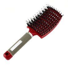 Load image into Gallery viewer, Hair Scalp Massage Comb Hairbrush Bristle Nylon Women Curly Detangle Hair Brush for Salon Hairdressing Styling Tool