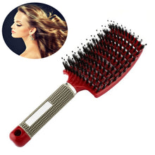 Load image into Gallery viewer, Hair Scalp Massage Comb Hairbrush Bristle Nylon Women Curly Detangle Hair Brush for Salon Hairdressing Styling Tool
