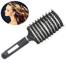 Load image into Gallery viewer, Hair Scalp Massage Comb Hairbrush Bristle Nylon Women Curly Detangle Hair Brush for Salon Hairdressing Styling Tool