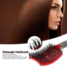 Load image into Gallery viewer, Hair Scalp Massage Comb Hairbrush Bristle Nylon Women Curly Detangle Hair Brush for Salon Hairdressing Styling Tool
