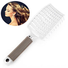 Load image into Gallery viewer, Hair Scalp Massage Comb Hairbrush Bristle Nylon Women Curly Detangle Hair Brush for Salon Hairdressing Styling Tool