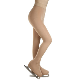 Ice Skating Skateboarding Figure Skating Pants Thermal Long Pantyhose Ice Skate with Shoes Cover, M, S