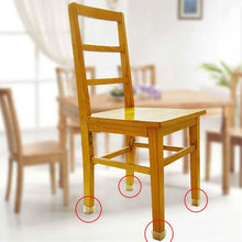 Load image into Gallery viewer, 4pcs Square Chair Leg Caps PVC Feet Protector Pads Furniture Table Covers, 30-35mm, 42-48mm, 49-55mm, 37-42mm, 56-62mm