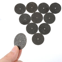 Load image into Gallery viewer, 10pcs Dremel Accessories 32mm Cutting Discs Resin Fiber Cut Off Wheel Discs for Rotary tools Grinding Abrasive Tools, 32mm