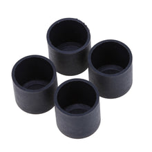 Load image into Gallery viewer, 100 PCS Plastic Chair Feet Protectors Black Anti-skid Furniture Legs Table Base Cap Floor Protector Cover, 16mm, 19mm, 22mm, 25mm