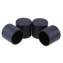 Load image into Gallery viewer, 100 PCS Plastic Chair Feet Protectors Black Anti-skid Furniture Legs Table Base Cap Floor Protector Cover, 16mm, 19mm, 22mm, 25mm