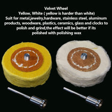 Load image into Gallery viewer, T Style Polish Buffing Wheel Grinding Head Cloth Dremel Wheel Grinder Brush For Rotary