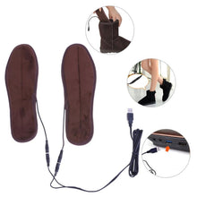Load image into Gallery viewer, 2 Pairs USB Shoe Dryer Electric Insoles Shoe Winter Keep Warm Heated Insole for Shoes Boot, 35-36, 37-38, 39-40, 41-42, 43-44