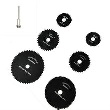 Load image into Gallery viewer, 7 PCS/Set Electric Grinder Saw Blade High Speed Steel Saw Blade Woodworking Saw Blade High Speed Steel Cutting Piece, 11025, 11026, 11027